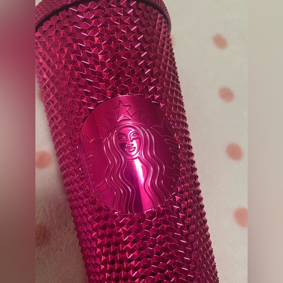 20 oz Venti Starbucks Holiday 2022 Bling Tumbler | Pink Sangria - Picture 2 of 3